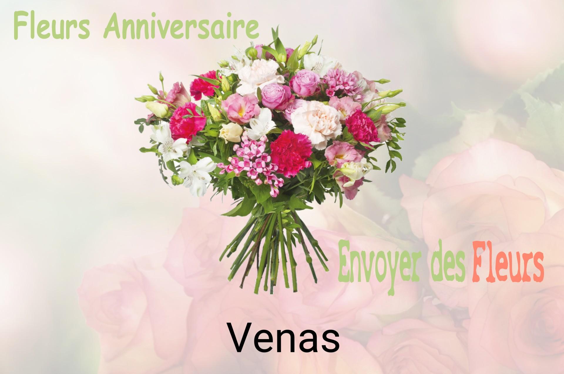 Bouquet de fleurs d’anniversaire livré à Venas